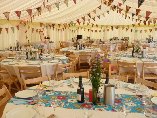 Marquee catered wedding near Bristol