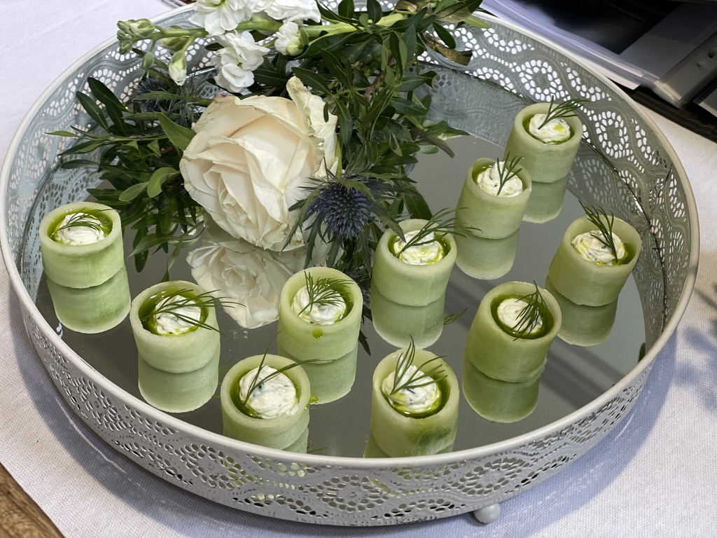 Rose Kentish Kitchen Fine Dining Caterer Seasonal wedding reception food